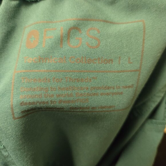 Figs Women's Zamora Jogger Scrub Pants In Cactus L - Picture 9 of 11